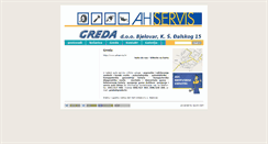 Desktop Screenshot of greda.hr
